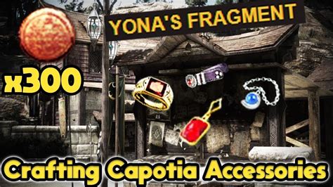 how to get capotia accessories.